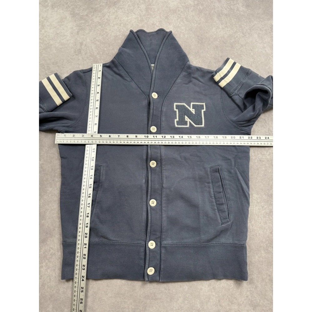 Nike Athletic Dept Jacket Mens Large Shawl Collar Button‎ Up Varsity Swoosh - Picture 6 of 14